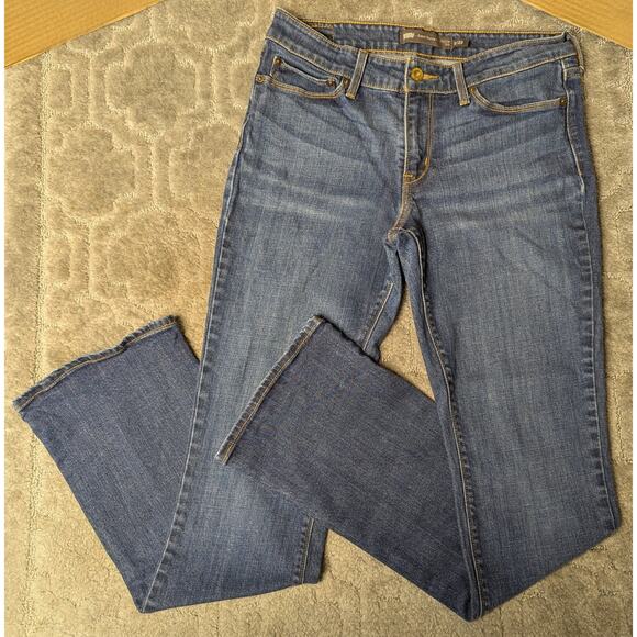 Levis Demi Curve Bootcut Jeans WOMENS 8/29 Mid Rise Blue Denim Cowgirl Western - Picture 1 of 9
